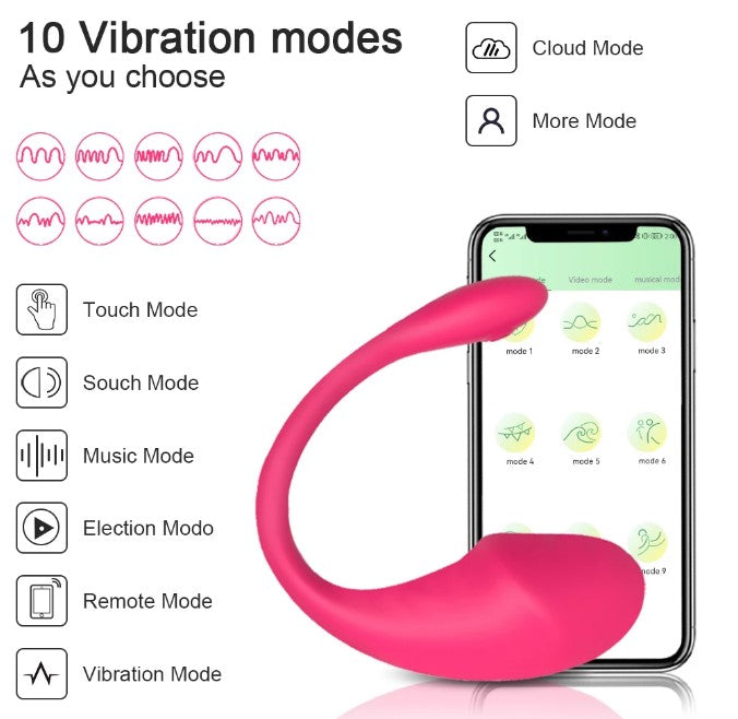 Female Masturbateur APP Remote Vibrator