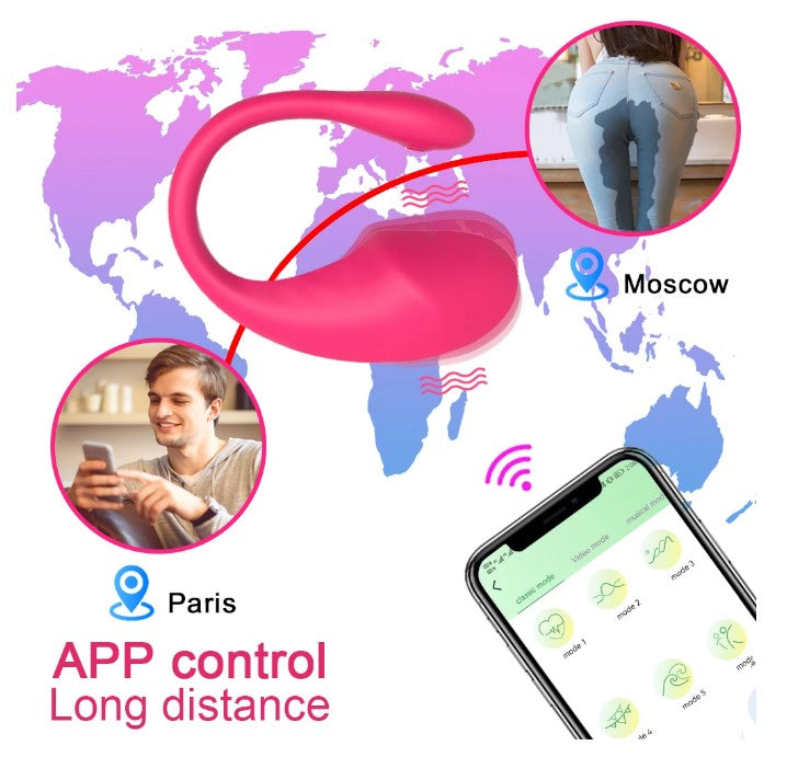 Female Masturbateur APP Remote Vibrator