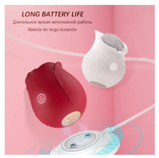 Rose Cup Sucking Vibrator Masturbateur