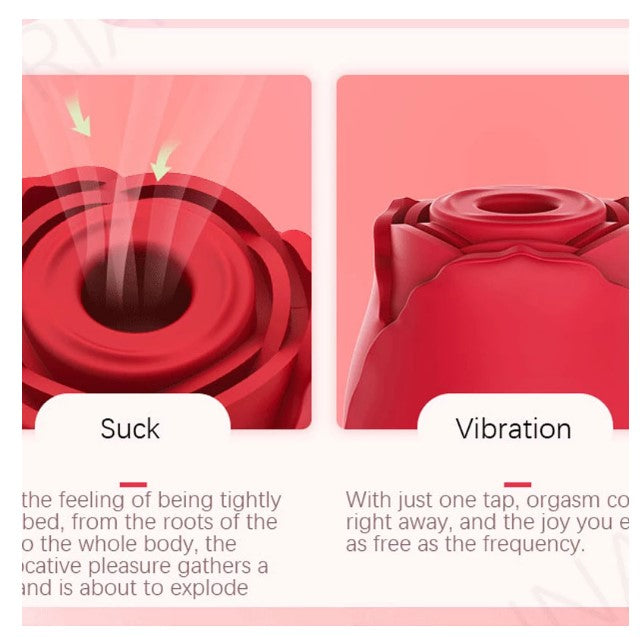 Rose Cup Sucking Vibrator Masturbateur